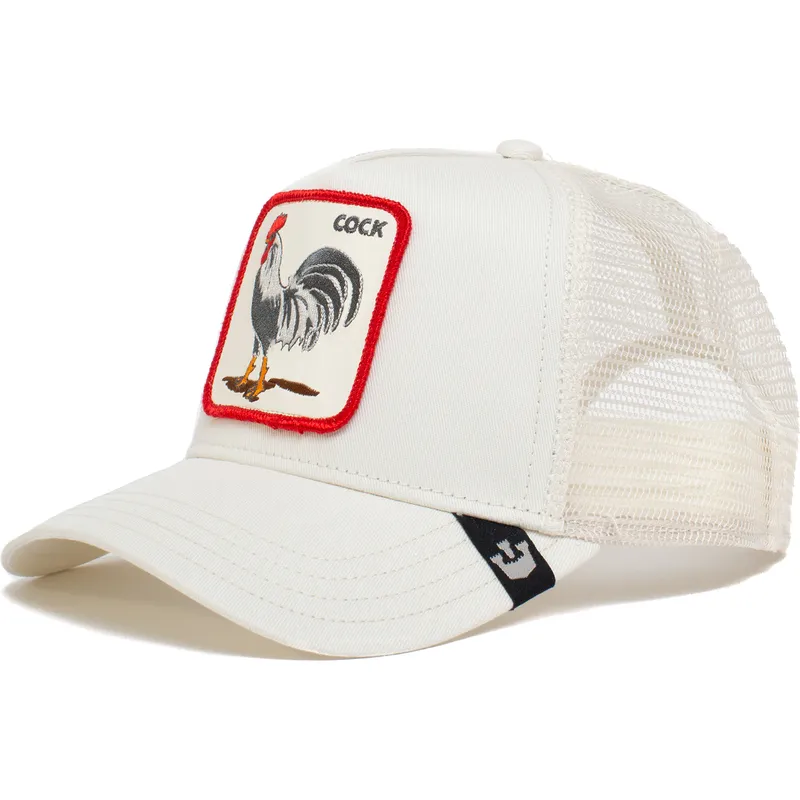 gorra-trucker-bianca-gallo-cock-rooster-the-farm-di-goorin-bros