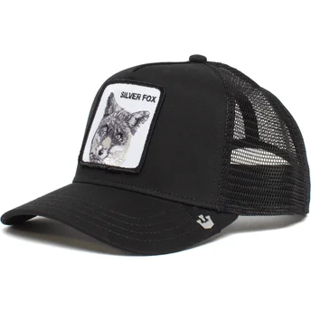 gorra-trucker-nera-volpe-silver-fox-the-farm-di-goorin-bros