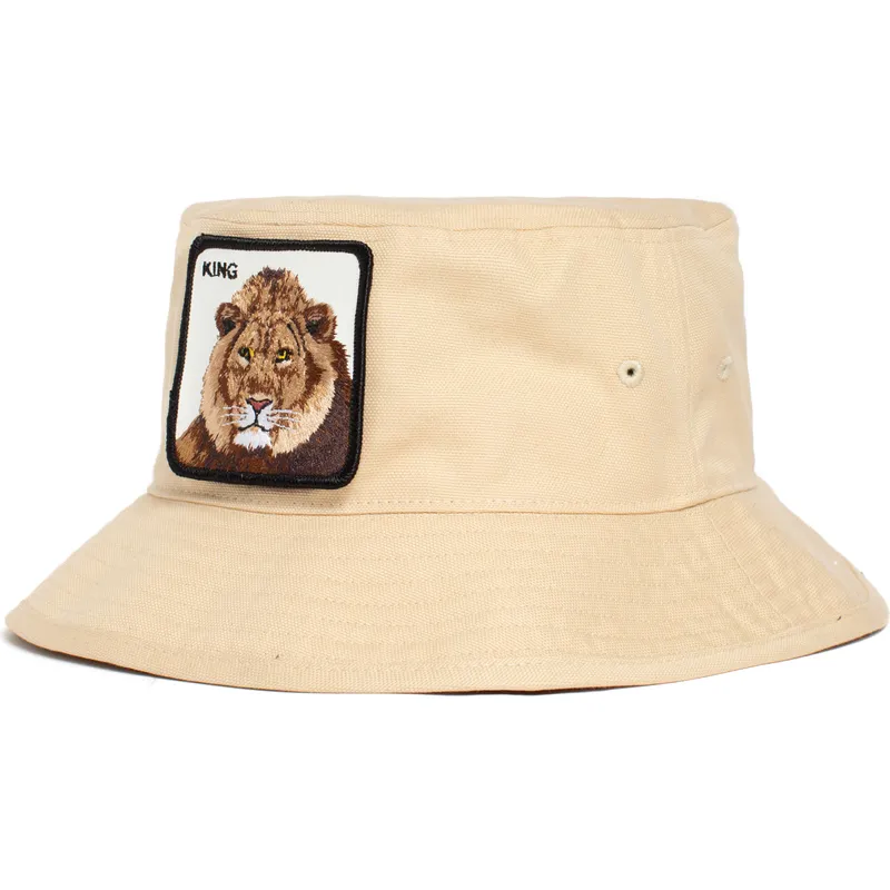 secchi-marrone-dei-bucket-marron-leon-king-lion-around-the-farm-the-farm-di-goorin-bros