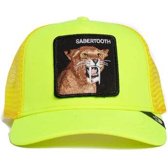gorra-trucker-gialla-denti-a-sciabola-sabertooth-toothache-the-farm-di-goorin-bros