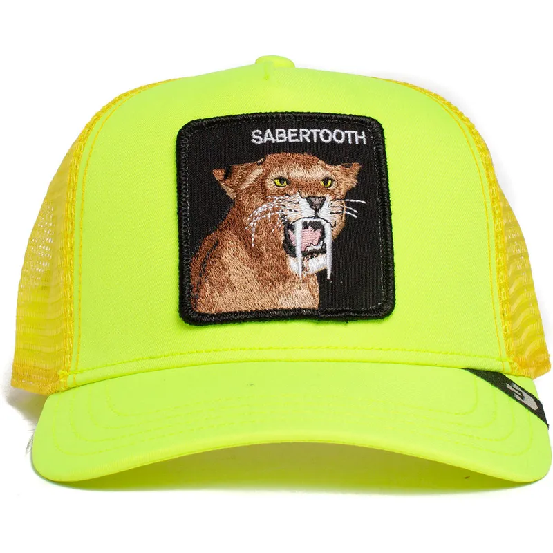 gorra-trucker-gialla-denti-a-sciabola-sabertooth-toothache-the-farm-di-goorin-bros