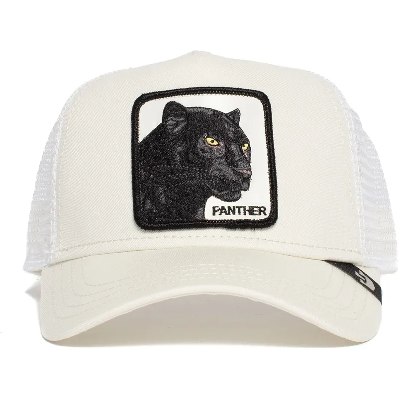 vit-truckerkeps-panter-black-panther-fran-goorin-bros