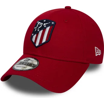 cappelli-curva-rosso-cinghia-regolabile-9forty-essential-de-atletico-dei-atletico-de-madrid-lfp-di-new-era