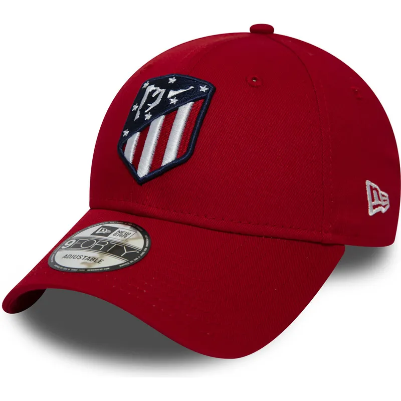 cappelli-curva-rosso-cinghia-regolabile-9forty-essential-de-atletico-dei-atletico-de-madrid-lfp-di-new-era