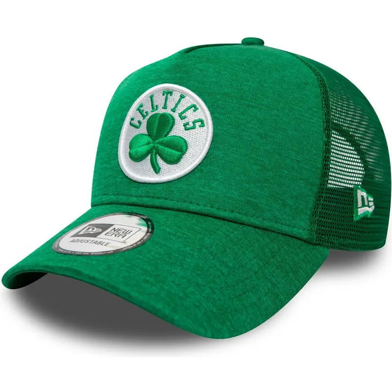 mutzen-gebogen-grun-snapback-shadow-tech-a-frame-der-boston-celtics-nba-von-new-era