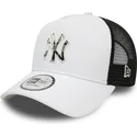 new-era-new-york-yankees-mlb-check-infill-a-frame-graue-trucker-kappe