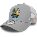 cappellino-trucker-grigio-character-a-frame-bugs-bunny-looney-tunes-di-new-era