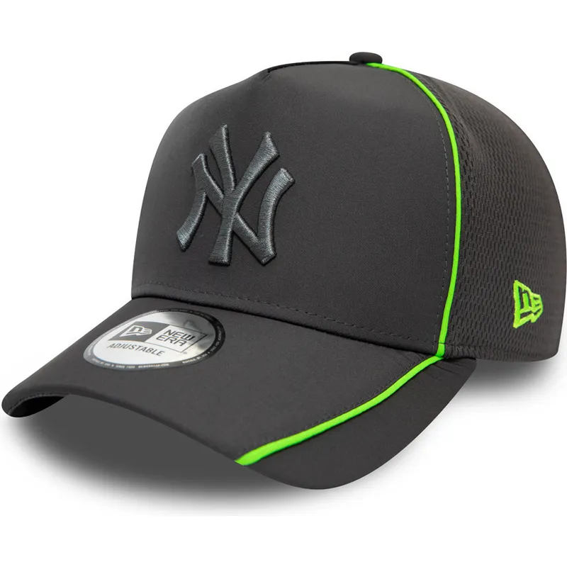 mutzen-gebogen-grau-snapback-feather-pipe-a-frame-der-new-york-yankees-mlb-von-new-era