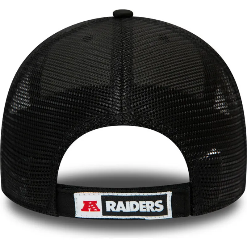 cappelli-curva-mimetizzazione-cinghia-regolabile-negro-9forty-home-field-dei-las-vegas-raiders-nfl-di-new-era
