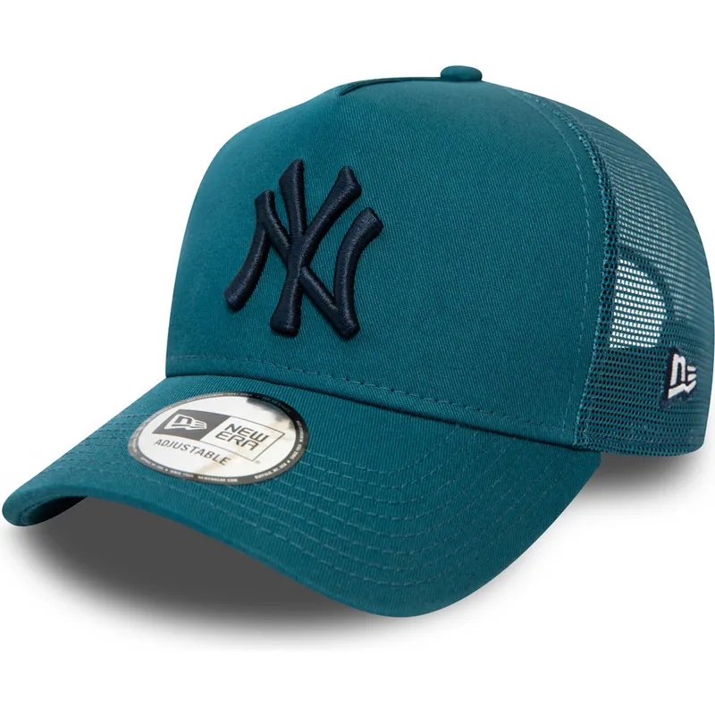 cappellino-trucker-blu-con-logo-nero-league-essential-a-frame-dei-new-york-yankees-mlb-di-new-era