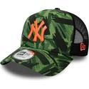 casquette-trucker-camouflage-avec-logo-orange-seasonal-a-frame-new-york-yankees-mlb-new-era