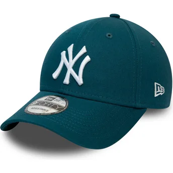 cappellino-curvo-blu-regolabile-9forty-league-essential-dei-new-york-yankees-mlb-di-new-era