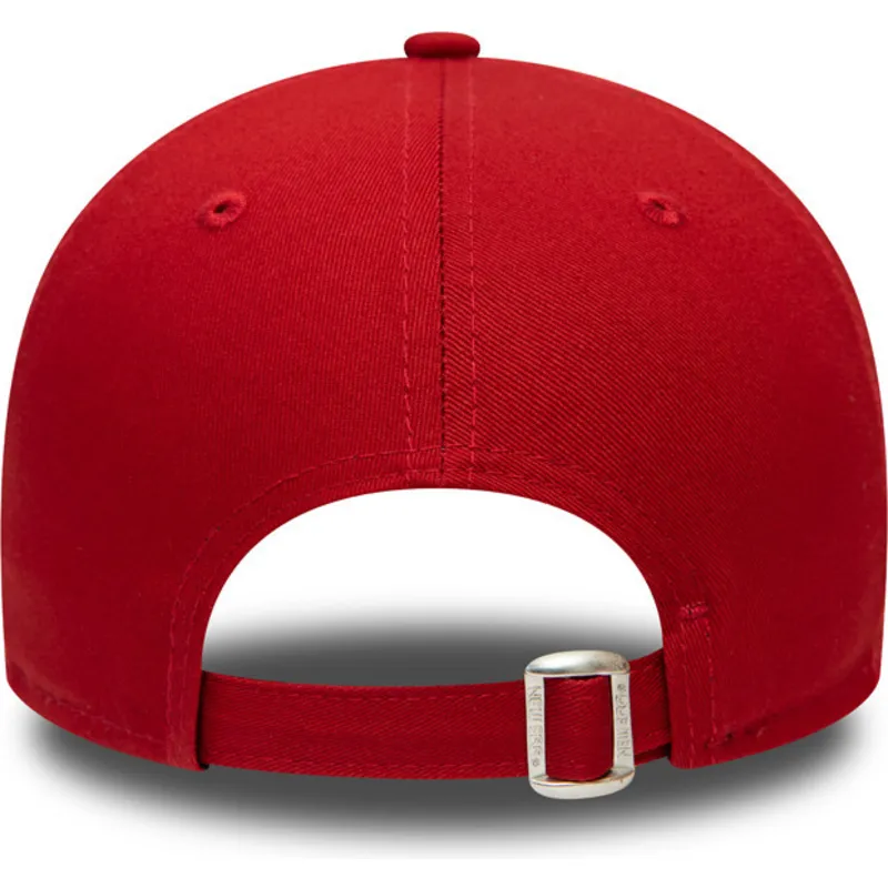 mutzen-gebogen-rot-verstellbares-band-negro-9forty-league-essential-der-new-york-yankees-mlb-von-new-era