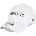 cappellino-curvo-bianco-regolabile-9forty-cotton-wordmark-del-chelsea-football-club-di-new-era