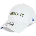 new-era-curved-brim-9forty-cotton-wordmark-chelsea-football-club-white-adjustable-cap