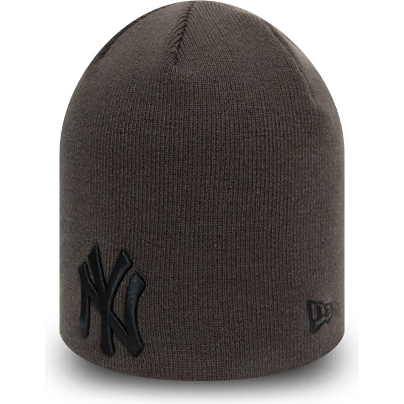 mutzen-grau-negro-skull-knit-league-essential-der-new-york-yankees-mlb-von-new-era