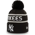 cappello-nero-con-pompon-cuff-knit-jake-dei-new-york-yankees-mlb-di-new-era