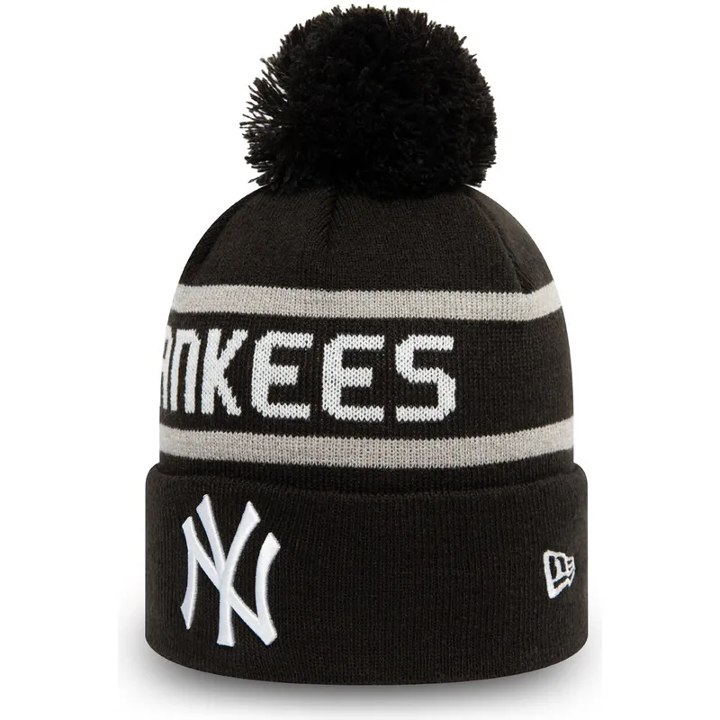 cappelli-pompon-nero-cuff-knit-jake-dei-new-york-yankees-mlb-di-new-era