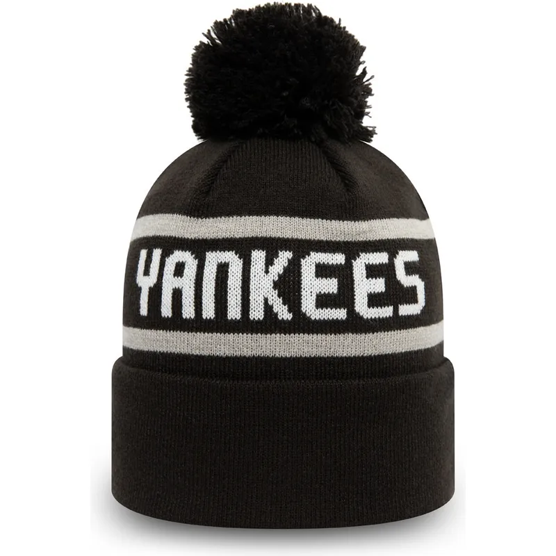 cappelli-pompon-nero-cuff-knit-jake-dei-new-york-yankees-mlb-di-new-era