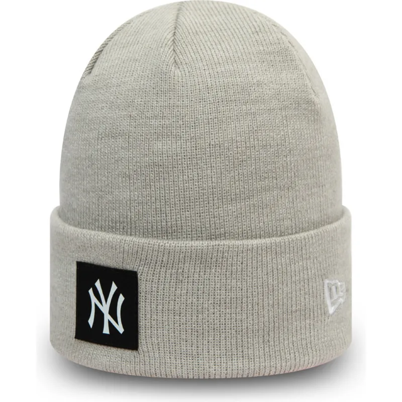 mutzen-grau-team-cuff-der-new-york-yankees-mlb-von-new-era