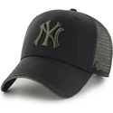 cappellino-trucker-nero-con-logo-verde-mvp-dagwood-dei-new-york-yankees-mlb-di-47-brand