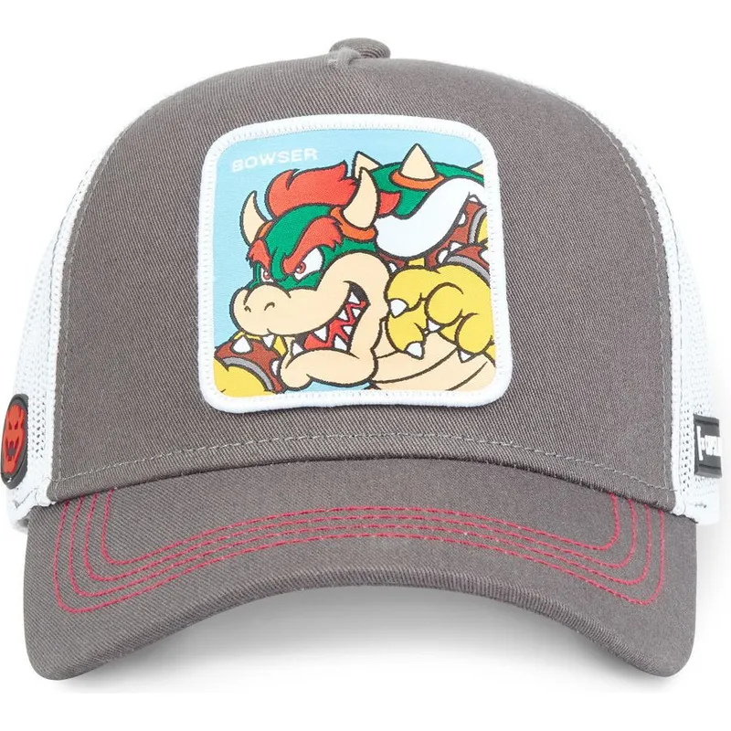 cappelli-curva-grigio-snapback-bowser-super-mario-bros-di-capslab