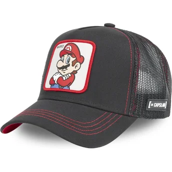 Czapka trucker czarna Mario SMB MAR2 Super Mario Bros. Capslab