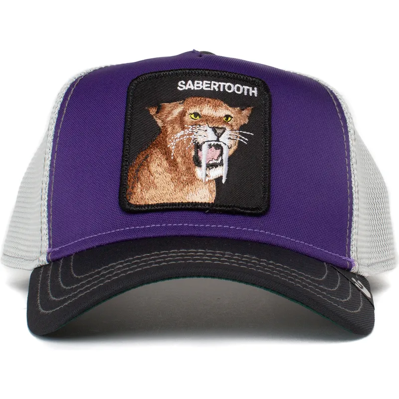 cappelli-curva-viola-snapback-dientes-dei-sable-sabertooth-the-farm-di-goorin-bros