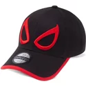 casquette-courbee-noire-snapback-spider-man-minimal-eyes-marvel-comics-difuzed