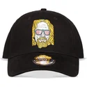 difuzed-curved-brim-the-big-lebowski-black-snapback-cap