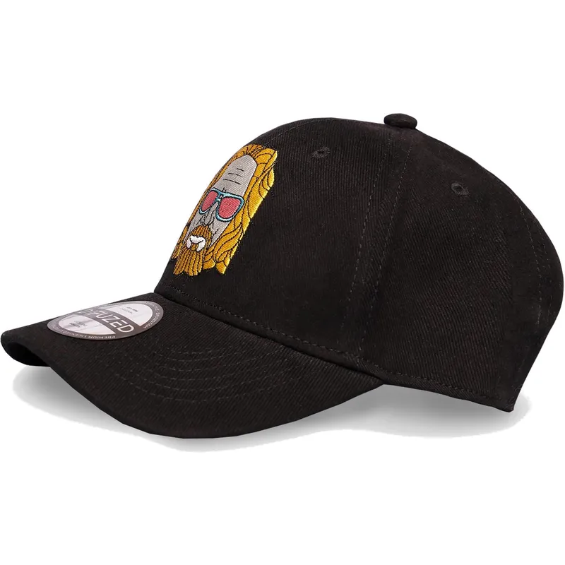 cappellino-curvo-nero-snapback-the-big-lebowski-di-difuzed