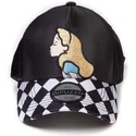 cappelli-curva-nero-cinghia-regolabile-alicia-las-aventuras-de-alicia-en-el-pais-dei-las-maravillas-disney-di-difuzed