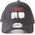 cappellino-curvo-nero-regolabile-tekken-di-difuzed