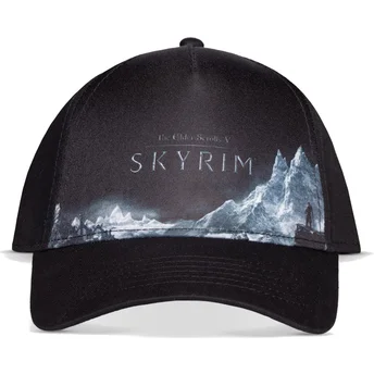 Gorra curva negra snapback The Elder Scrolls V Skyrim de Difuzed