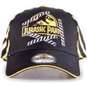 cappellino-nero-con-visiera-curva-snapback-jurassic-park-di-difuzed