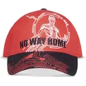 cappellino-rosso-con-visiera-curva-snapback-spider-man-no-way-home-marvel-comics-di-difuzed