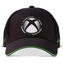 cappellino-curvo-nero-regolabile-xbox-white-dots-symbol-microsoft-di-difuzed