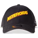 casquette-courbee-noire-ajustable-asteroids-atari-difuzed