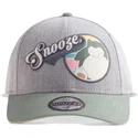 cappello-curvo-grigio-regolabile-snorlax-snooze-pokemon-di-difuzed