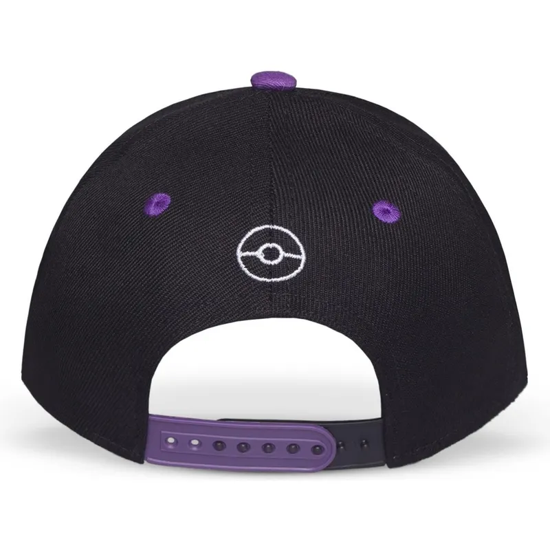 schwarze-gebogene-snapback-kappe-gengar-pokemon-von-difuzed