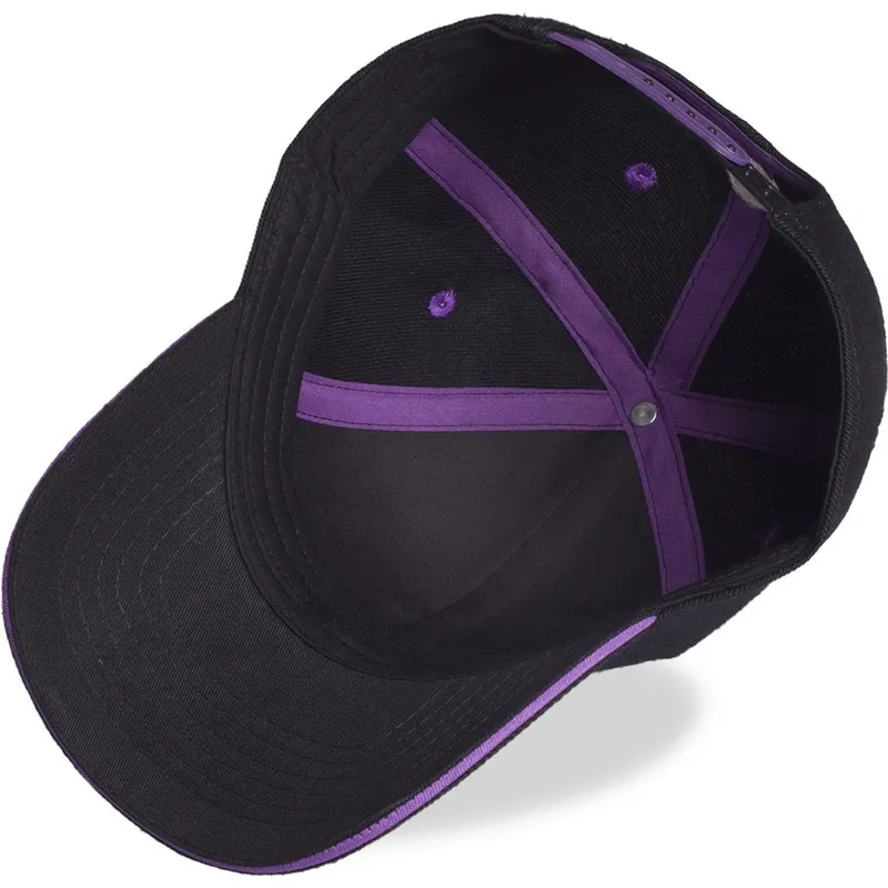 cappellino-curvo-nero-snapback-gengar-pokemon-di-difuzed