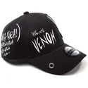 cappello-nero-snapback-curvo-venom-we-are-venom-marvel-comics-di-difuzed