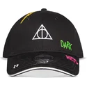 cappellino-curvo-nero-regolabile-per-bambino-i-doni-della-morte-wizards-unite-harry-potter-di-difuzed