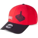 cappelli-curva-rosso-cinghia-regolabile-di-difuzed