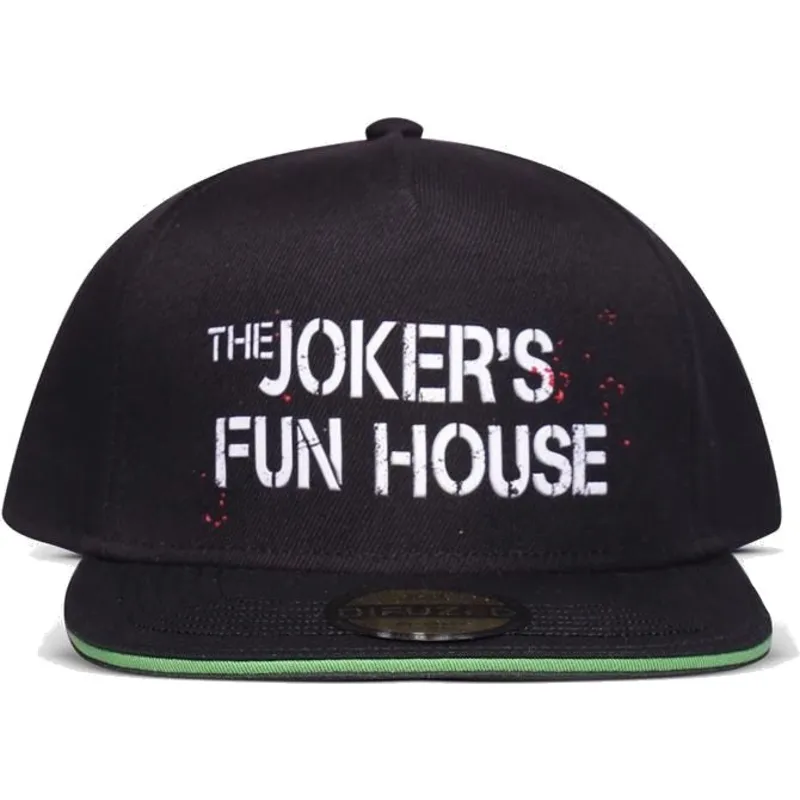 cappello-piatto-nero-snapback-joker-fun-house-dc-comics-di-difuzed