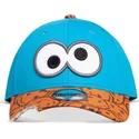 cappelli-curva-blu-snapback-marron-monstruo-dei-las-galletas-barrio-sesamo-di-difuzed