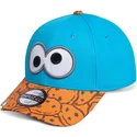 cappelli-curva-blu-snapback-marron-monstruo-dei-las-galletas-barrio-sesamo-di-difuzed