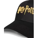 gorra-curva-negra-snapback-gold-logo-harry-potter-de-difuzed