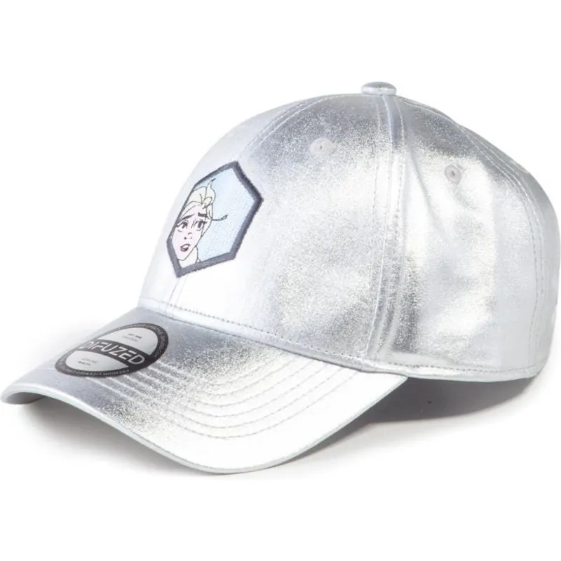 silberne-verstellbare-curved-cap-elsa-frozen-2-disney-von-difuzed