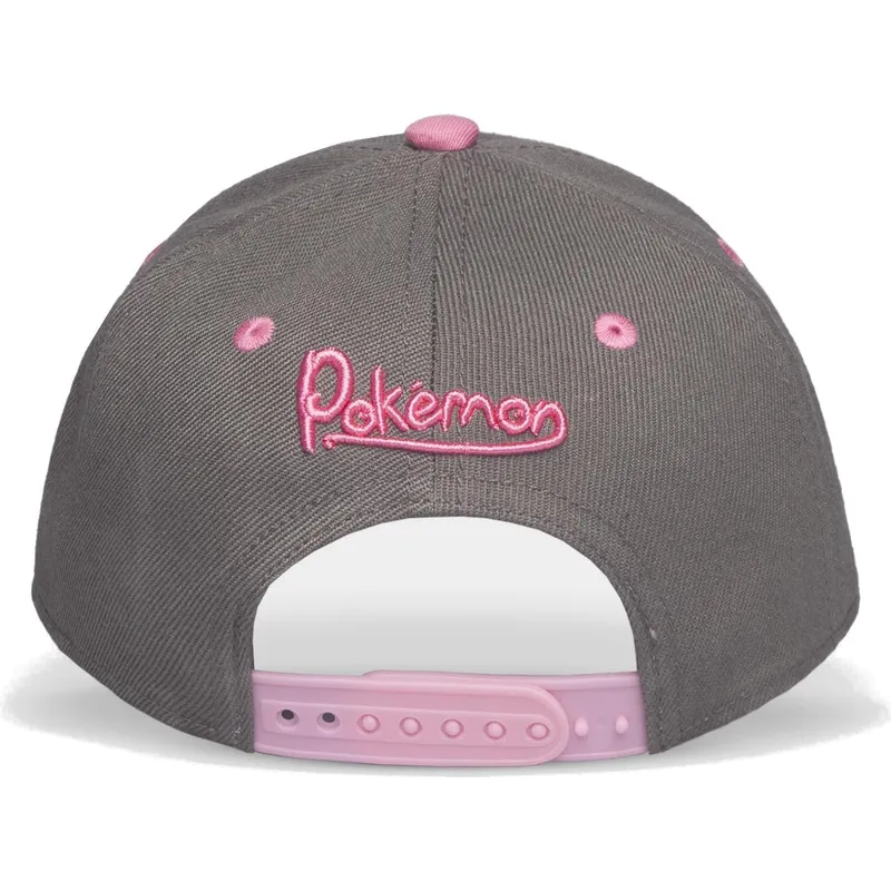 cappellino-curvo-grigio-e-rosa-snapback-jigglypuff-pokemon-di-difuzed